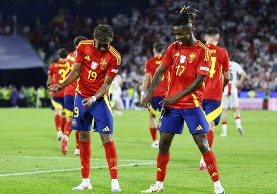 El baile viral de Nico Williams y Lamine Yamal: la intrahistoria de una